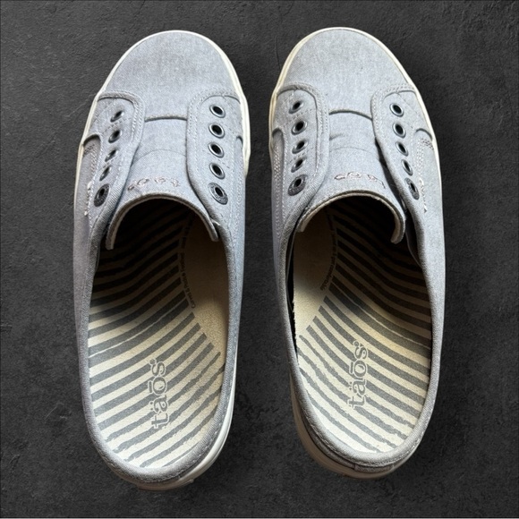 Täōs - Ez Soul Slip On Canvas in Grey Wash - Size 9 - Picture 5 of 9